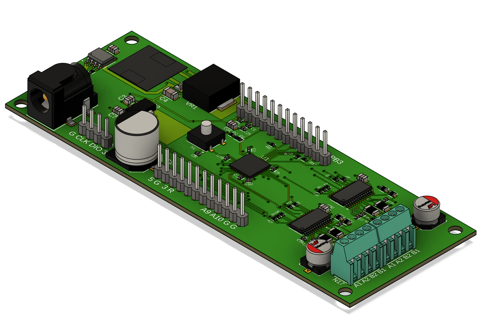 Assembled PCB